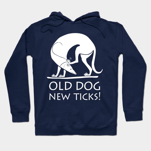 Ancient Greek Art Spartan Greyhound Hunting Dog, New Ticks! Hoodie by brodyquixote